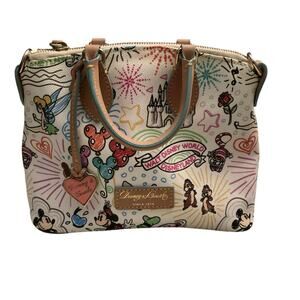 Disney Park Resorts Dooney & Bourke Disney Sketch 2014 Small Crossbody Satchel